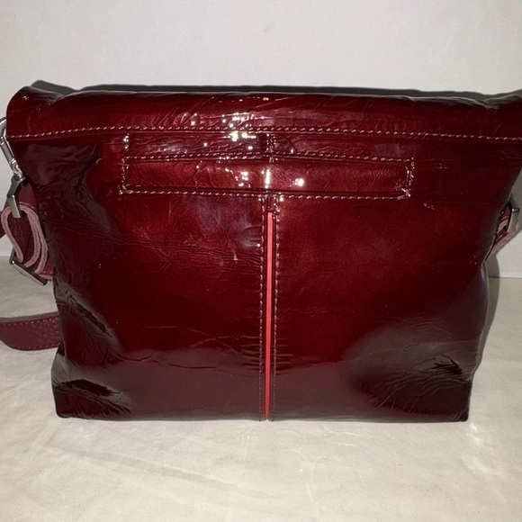 Hammitt Shiny Burgundy Crossbody Bag - Picture 2 of 8
